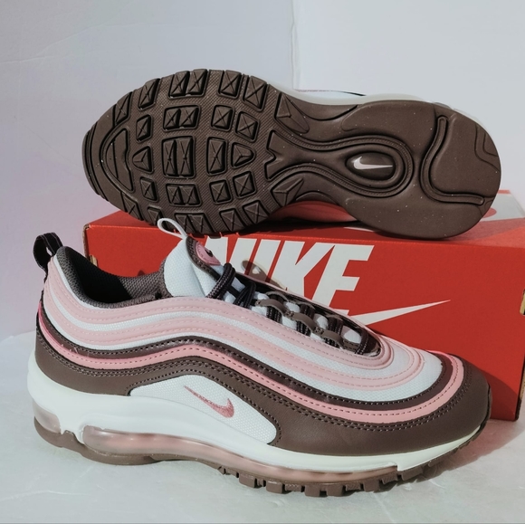 Nike Air Max 97 (GS) Size 7Y Youth or Men (Women'8.5) 25 cm. Violet ore , pink g - Picture 8 of 12